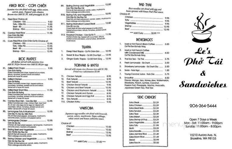 Menu page 2