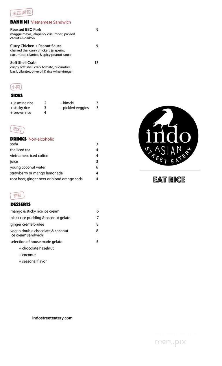 Menu page 1