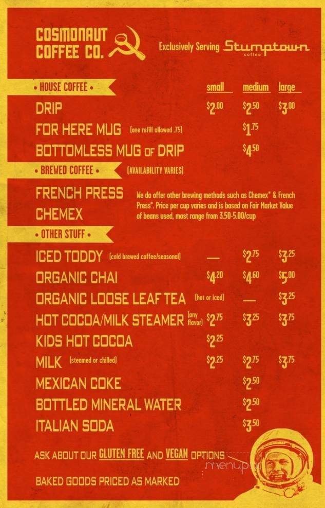 Menu page 2