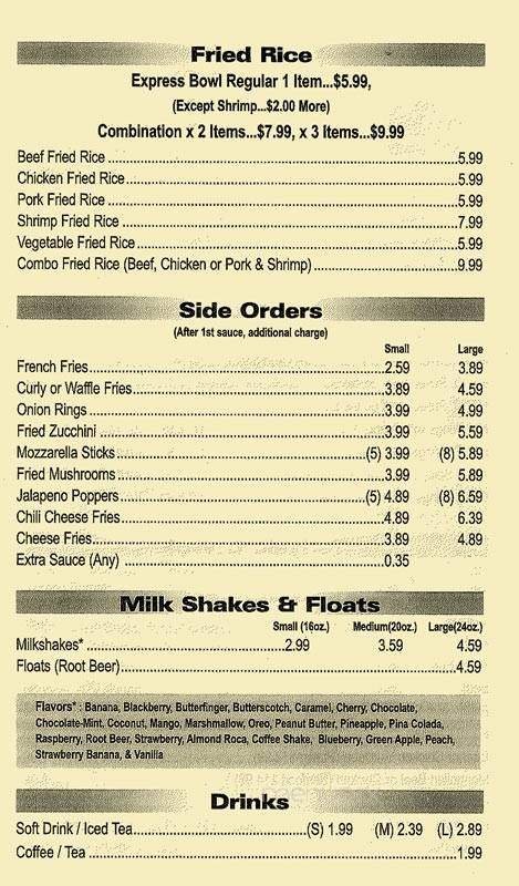 Menu page 2