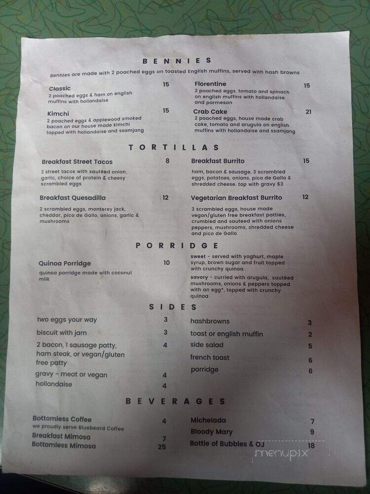 Menu page 2