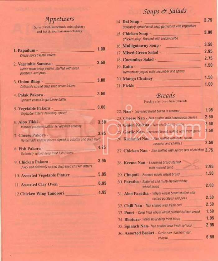 Menu page 2