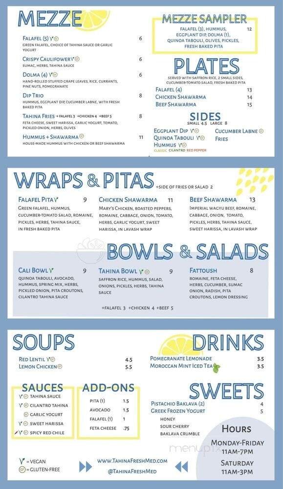 Menu page 5