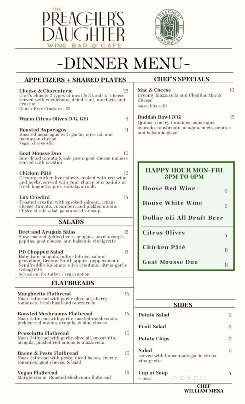 Menu page 3