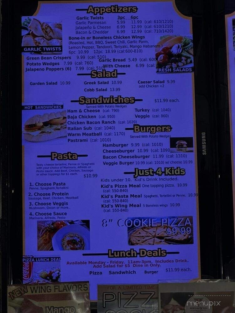 Menu page 2