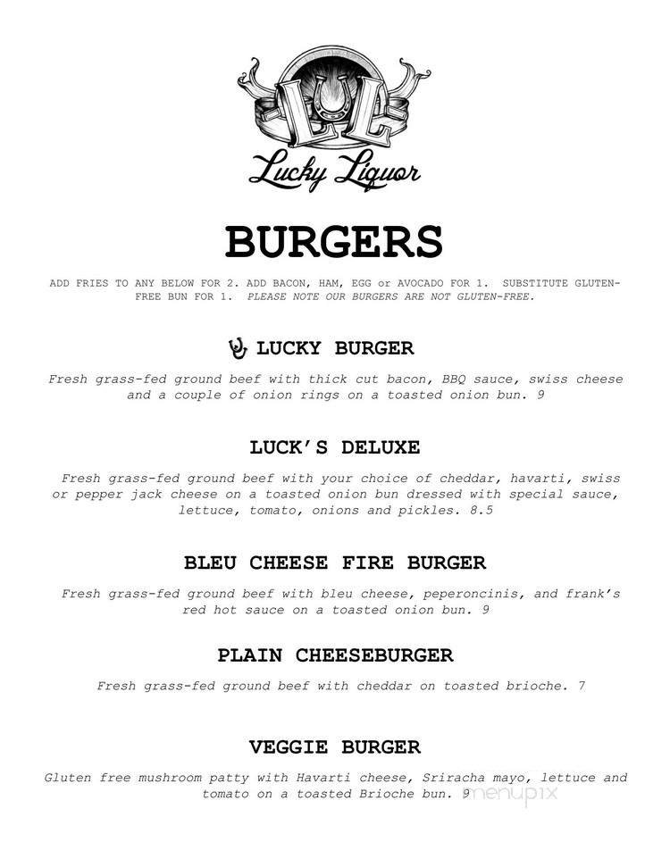 Menu page 1