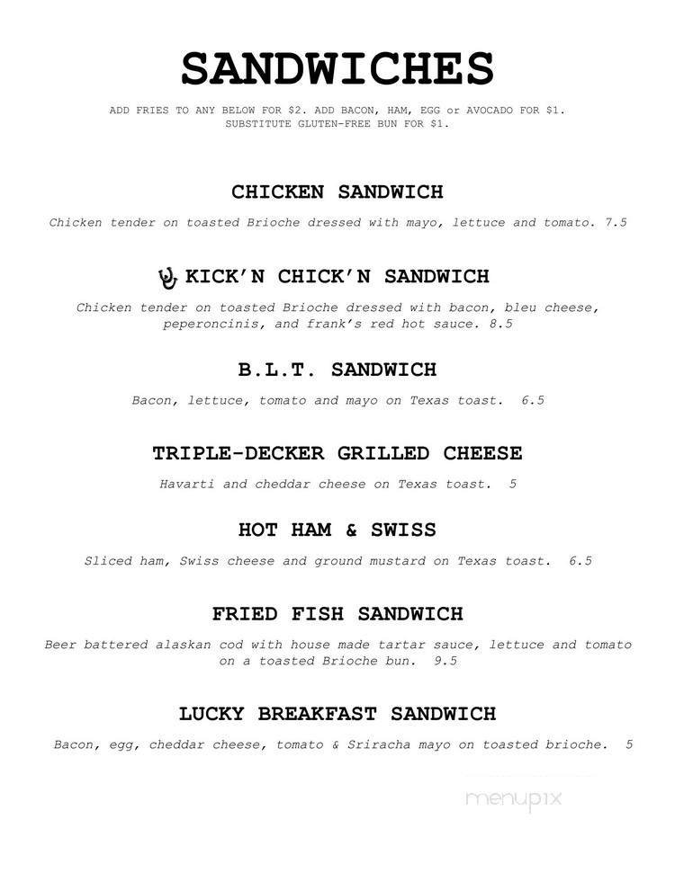Menu page 2