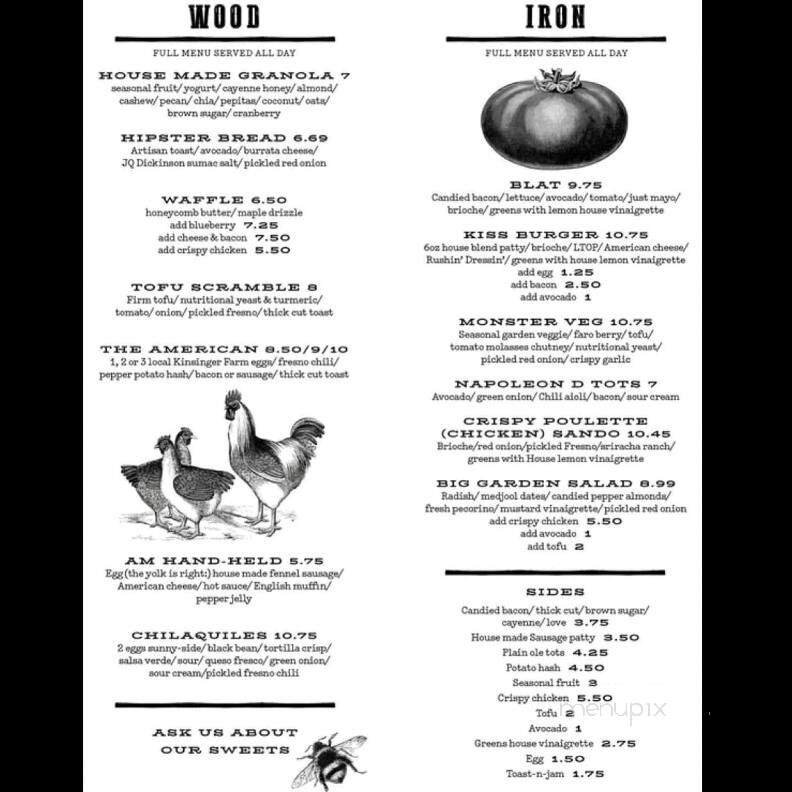 Menu page 1