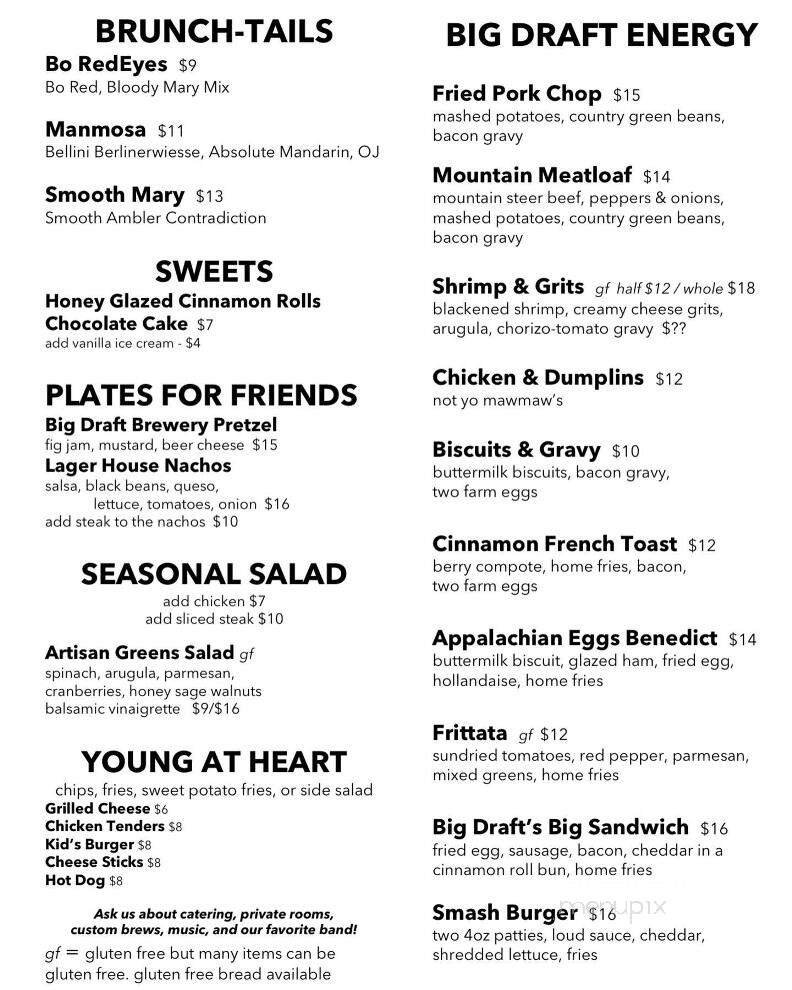 Menu page 1