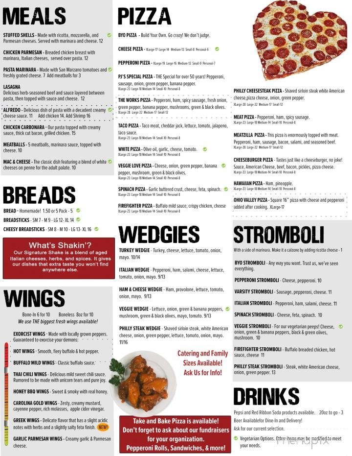 Menu page 2
