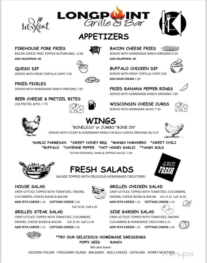 Menu page 1