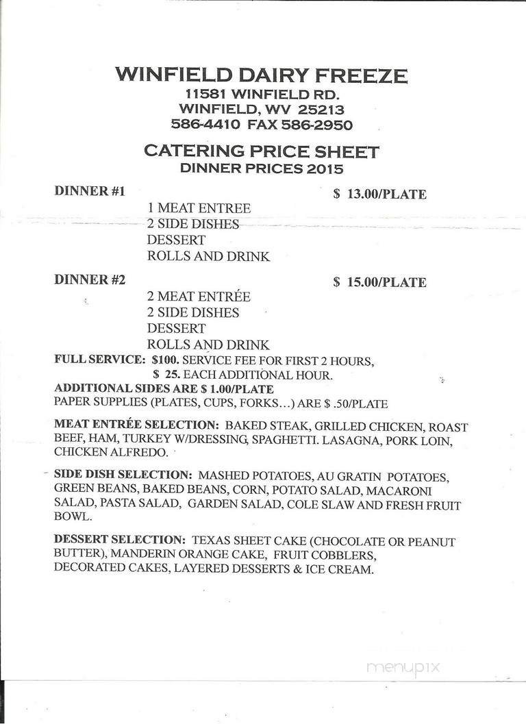 Menu page 2