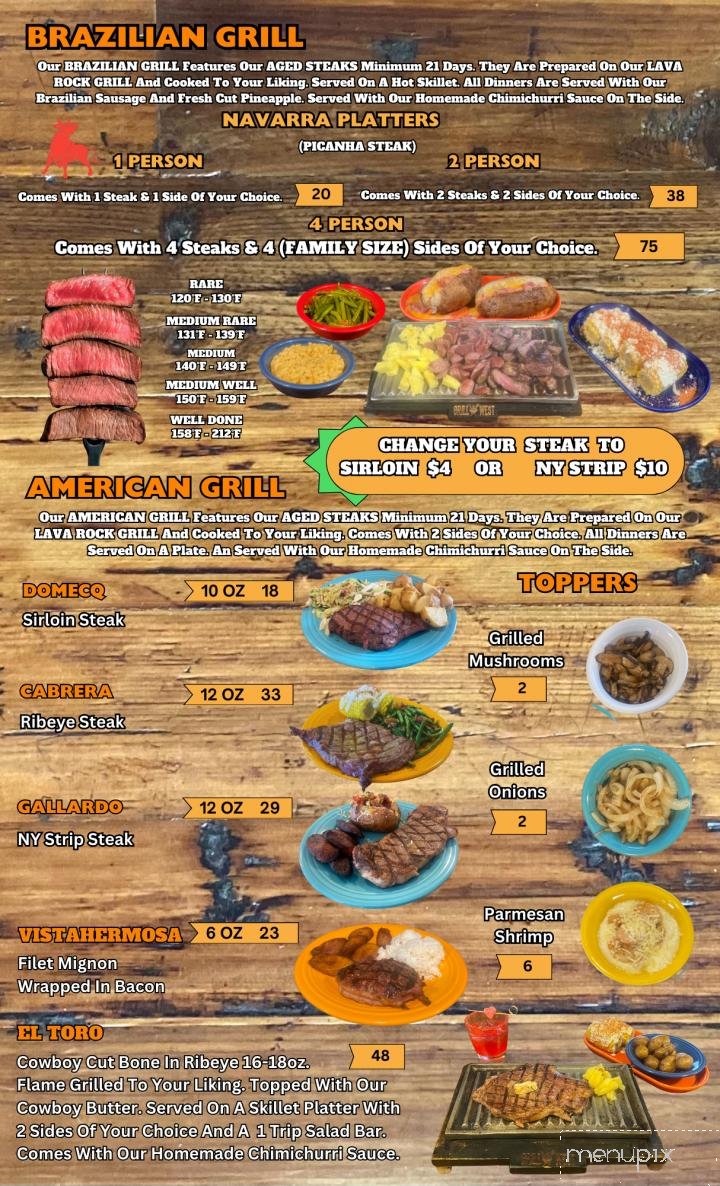 Menu page 1