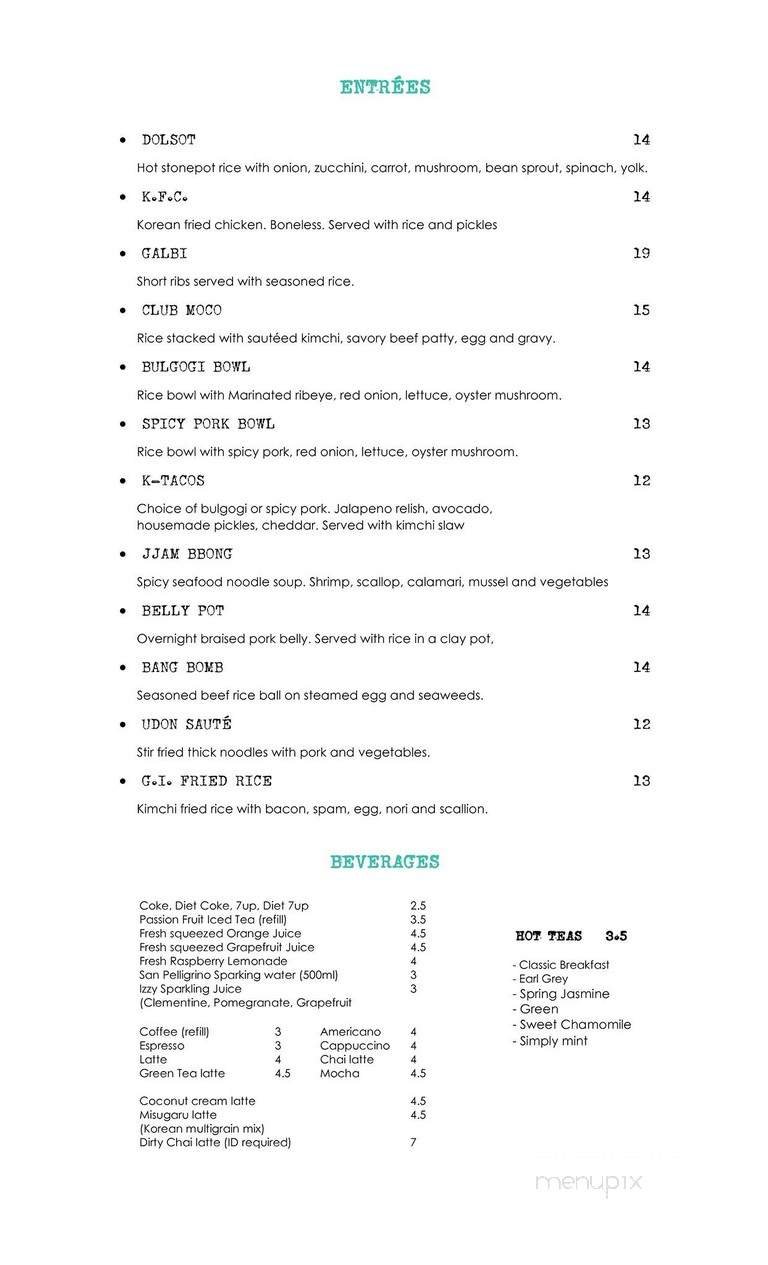 Menu page 4