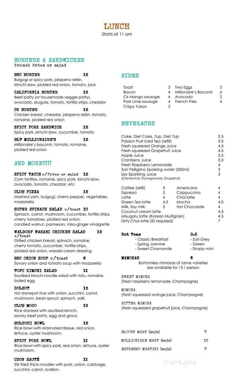 Menu page 2