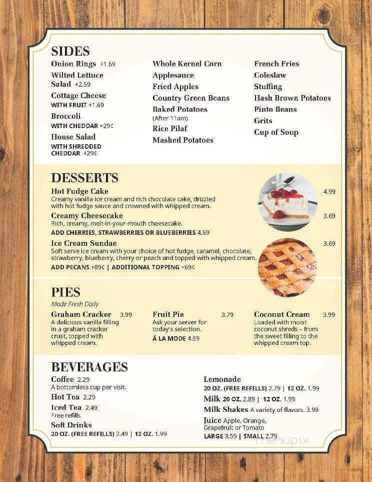 Menu page 2