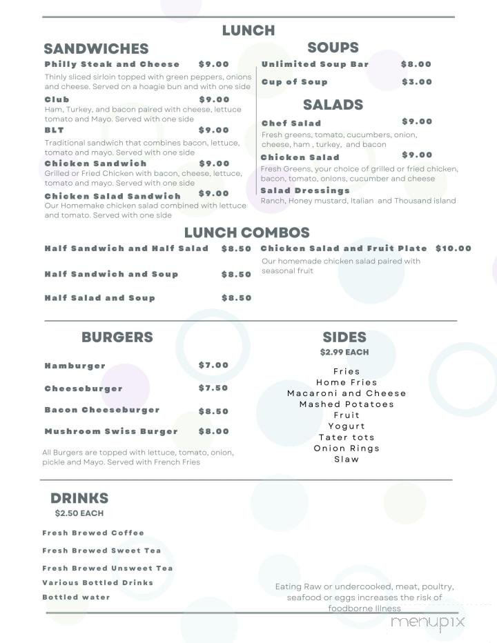 Menu page 2