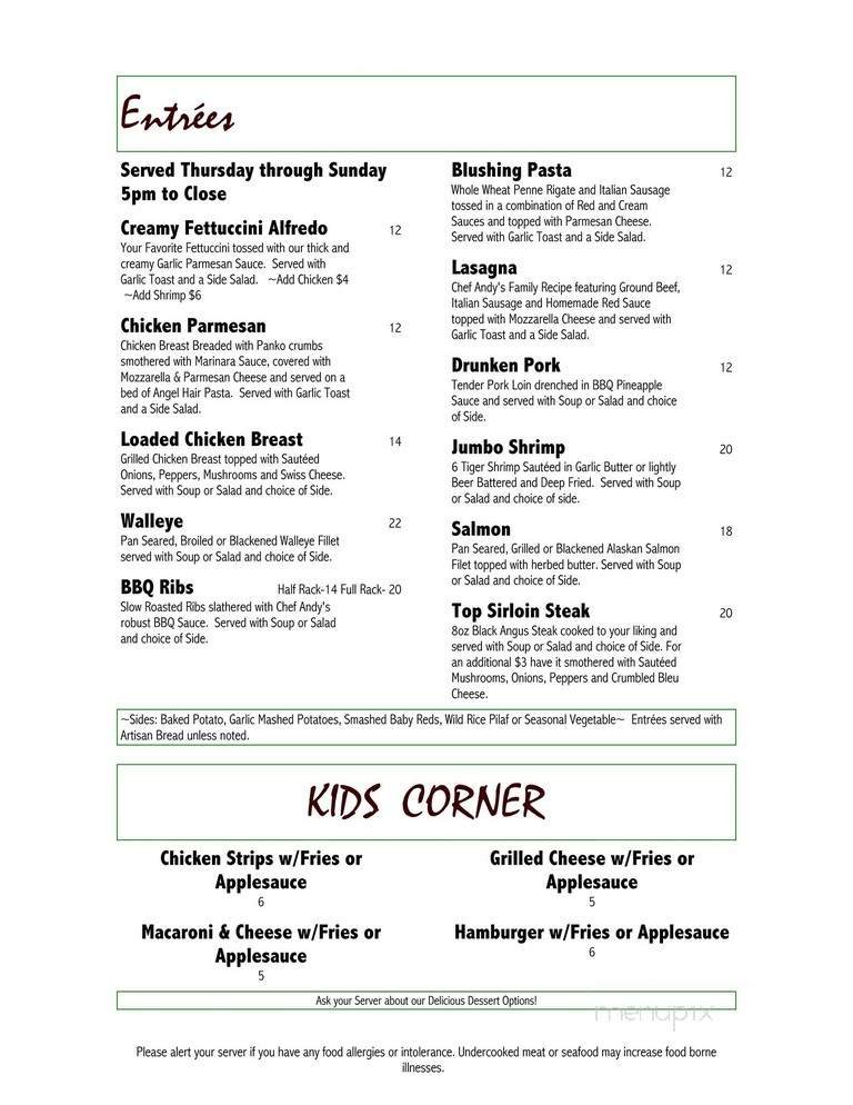 Menu page 2