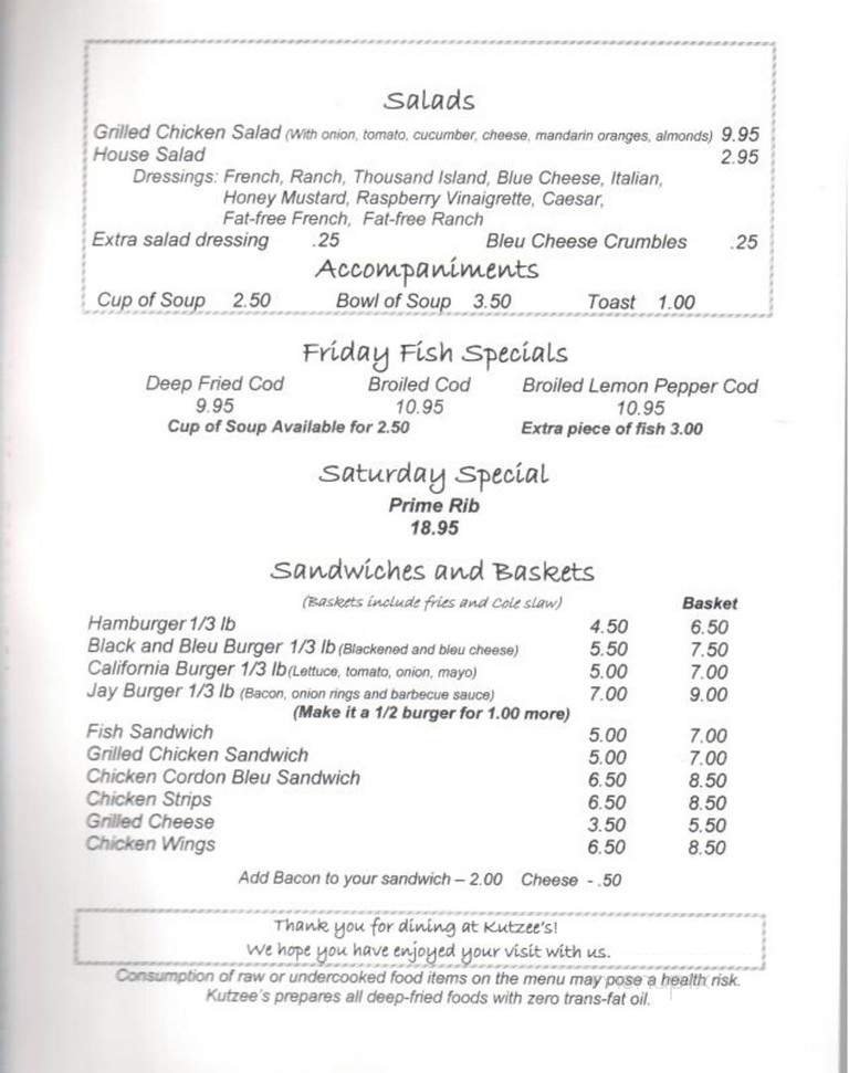 Menu page 2