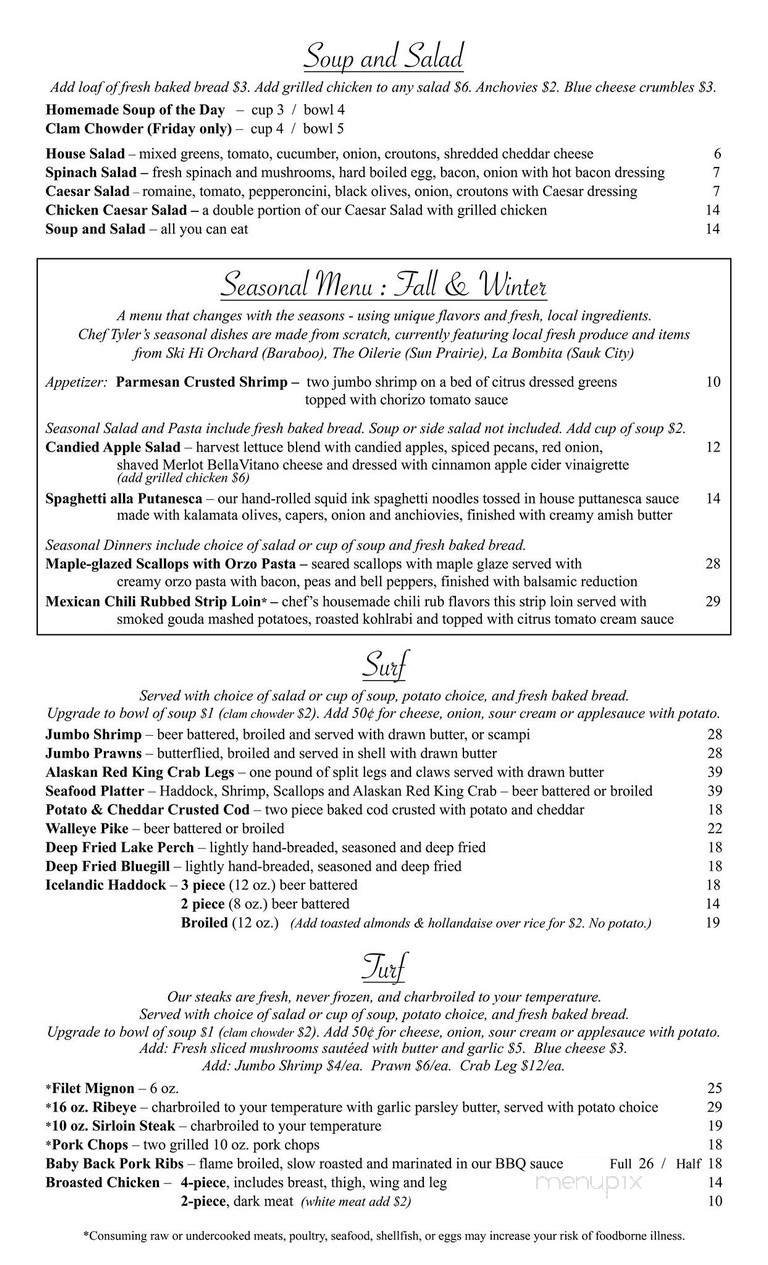 Menu page 2