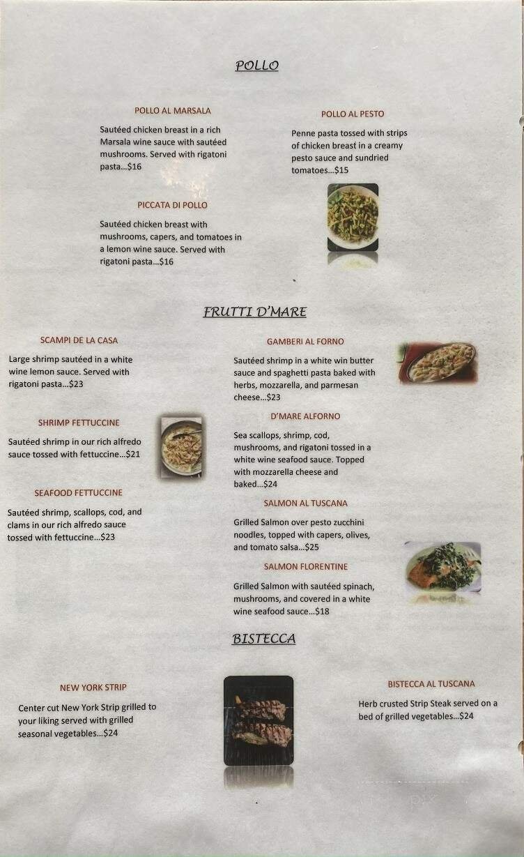 Menu page 2