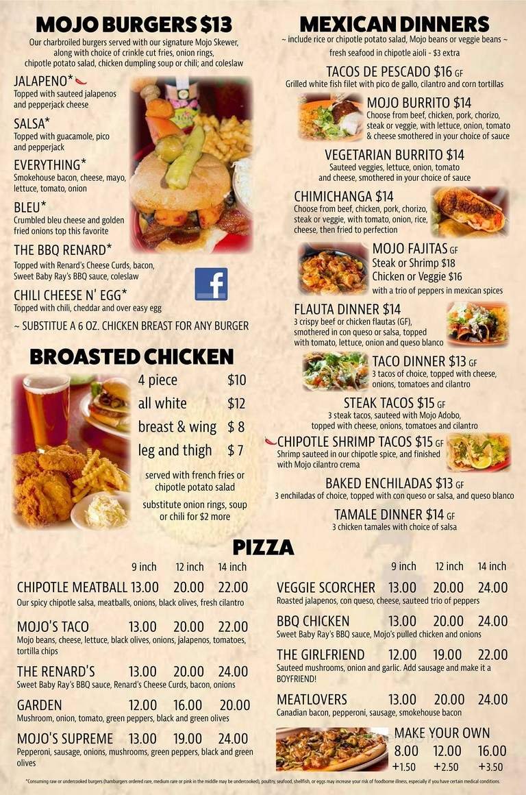 Menu page 2
