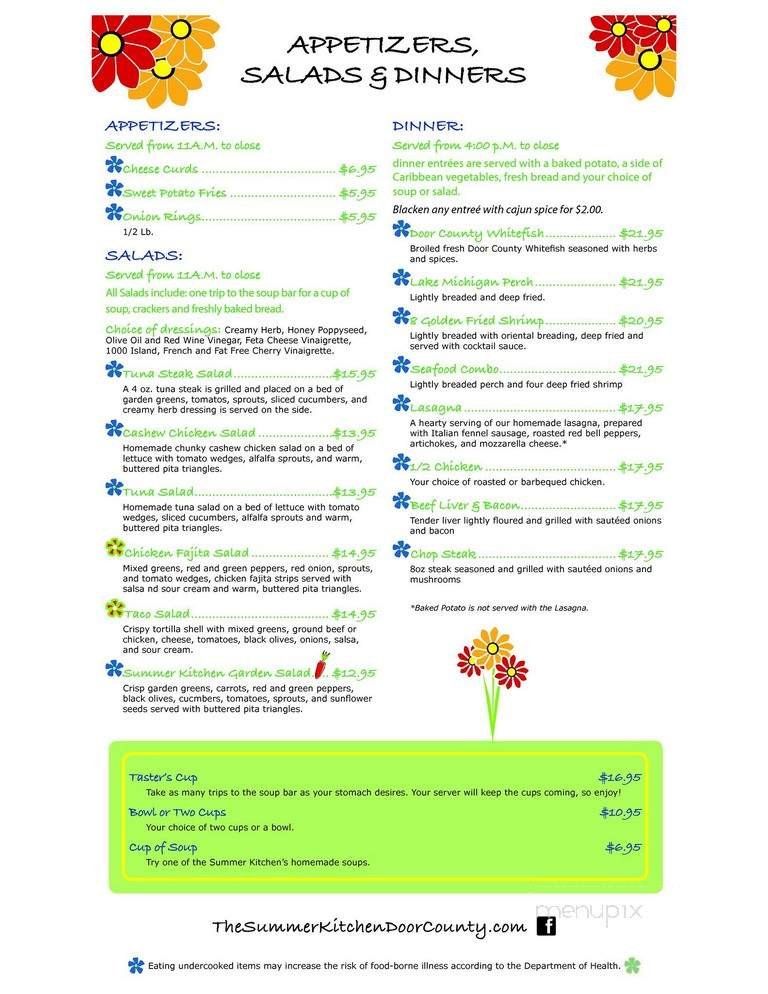 Menu page 2