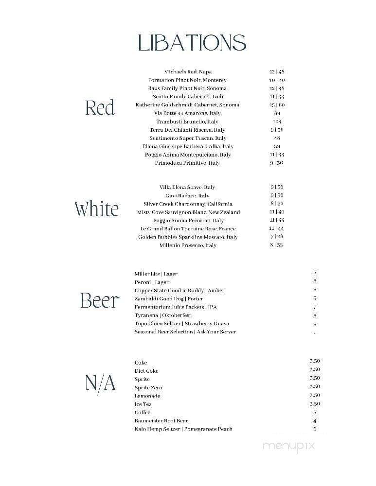 Menu page 2