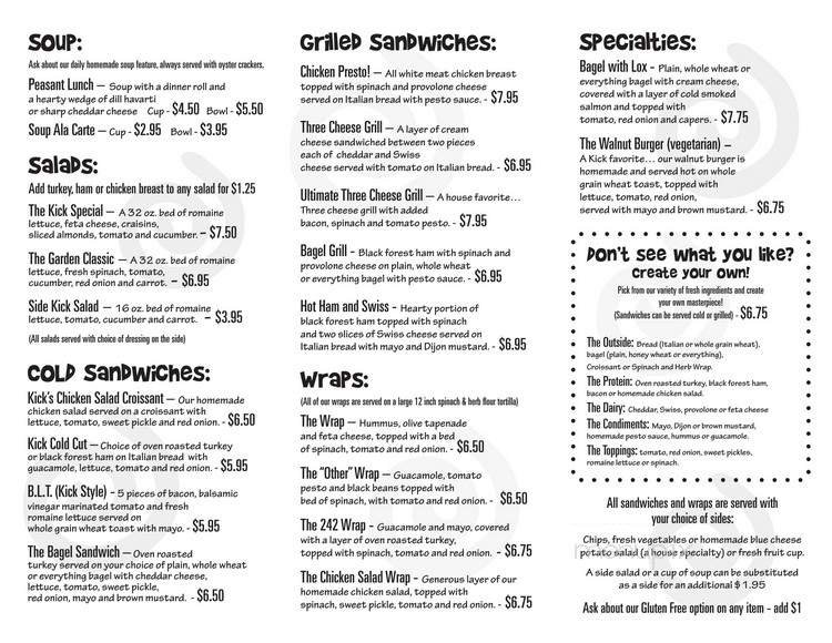 Menu page 2