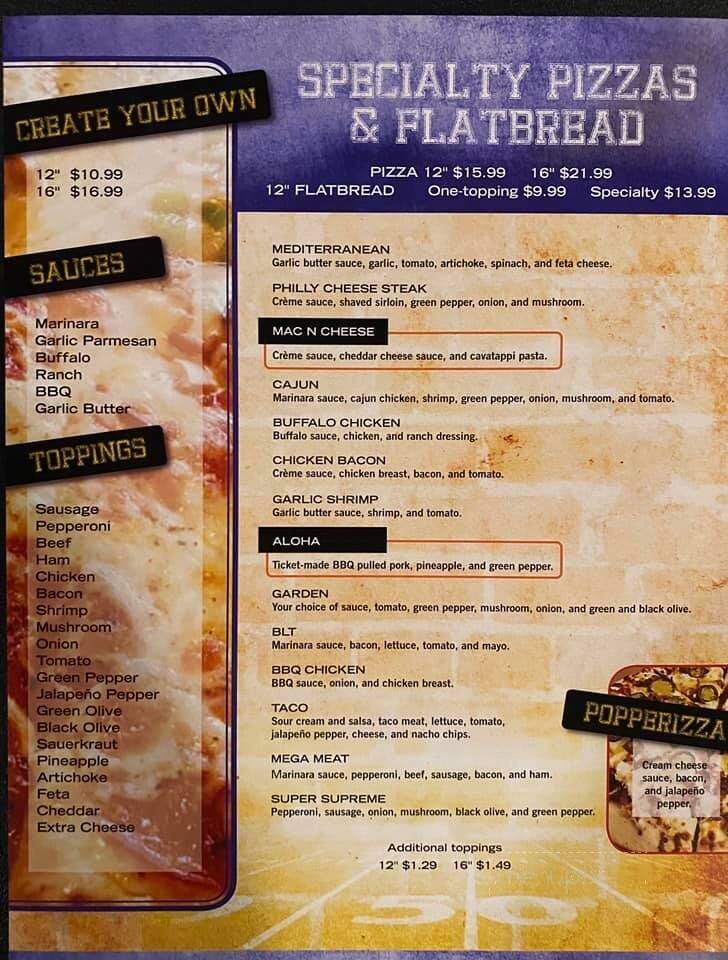 Menu page 2