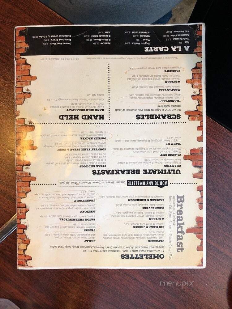 Menu page 1