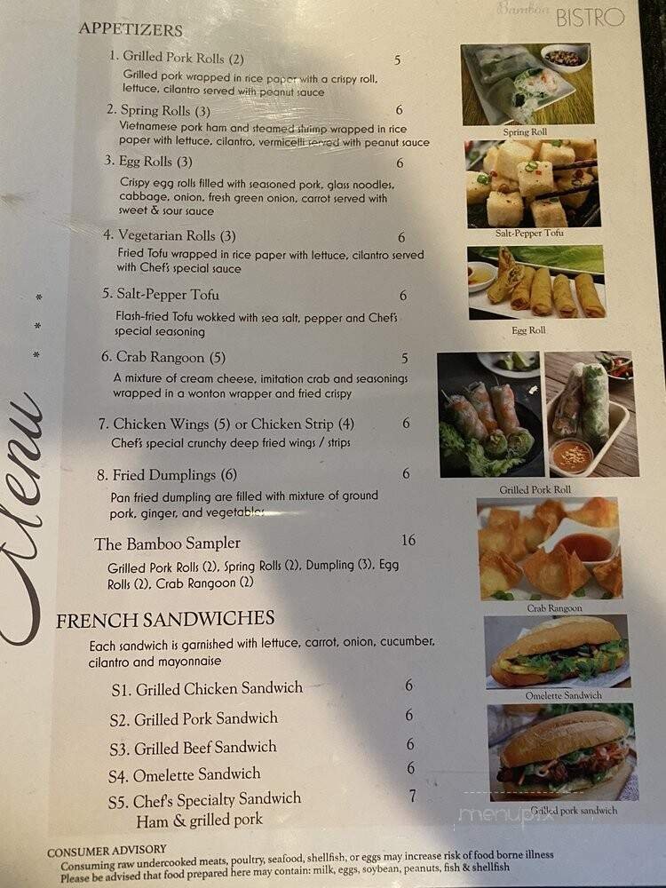 Menu page 2