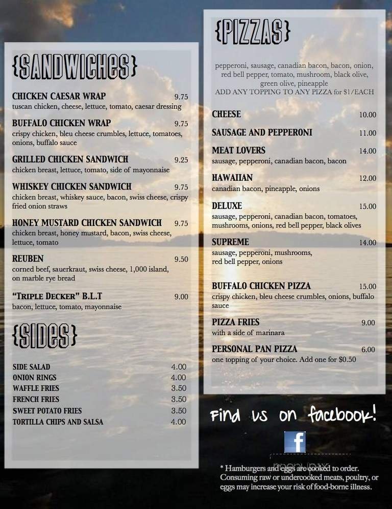 Menu page 2