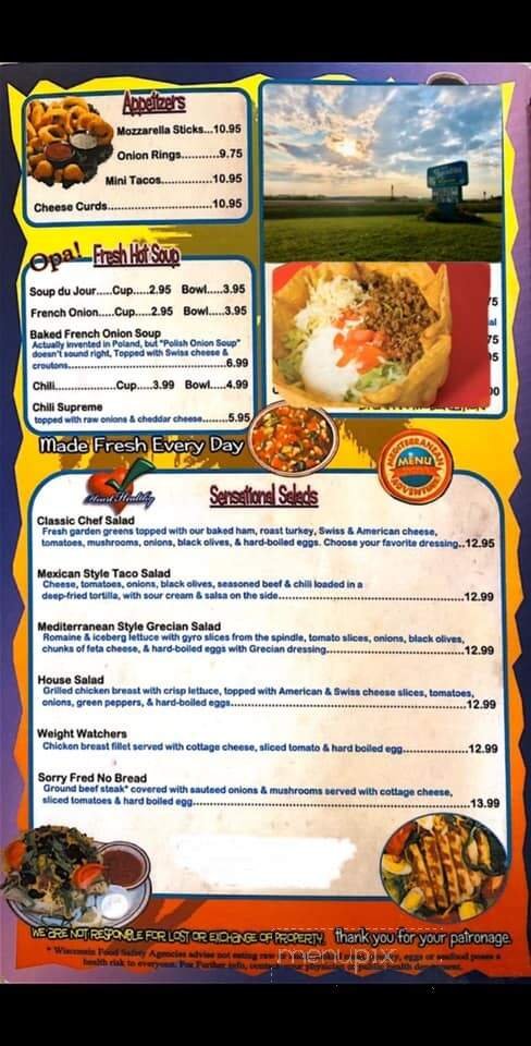 Menu page 1