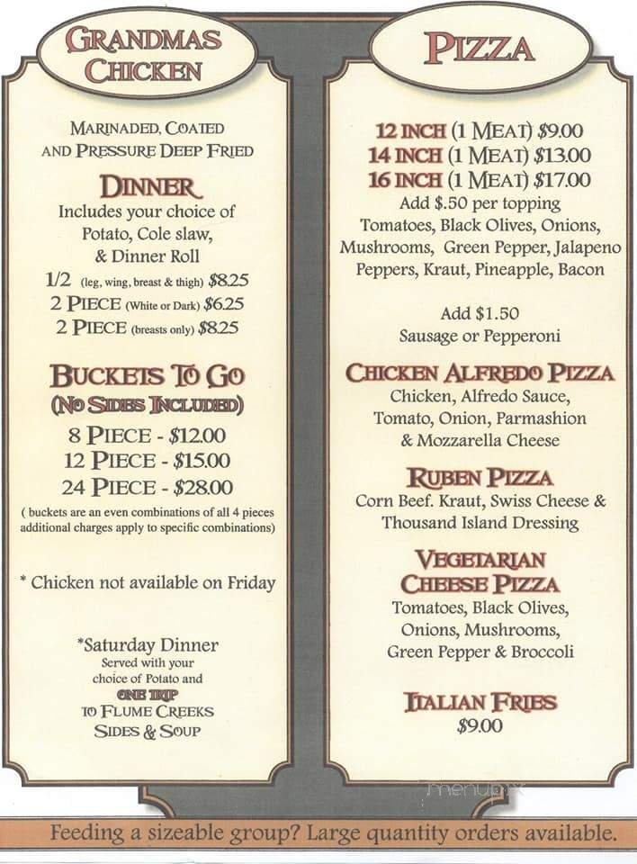 Menu page 2