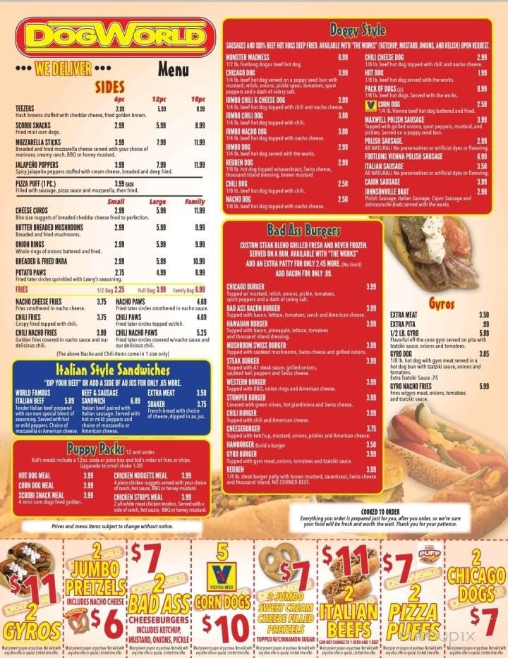 Menu page 2