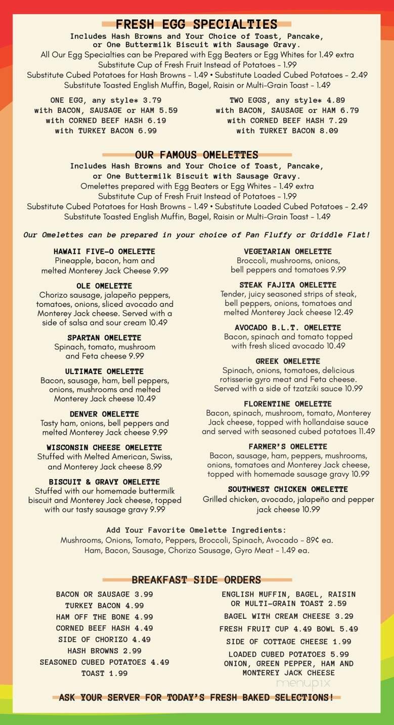 Menu page 1