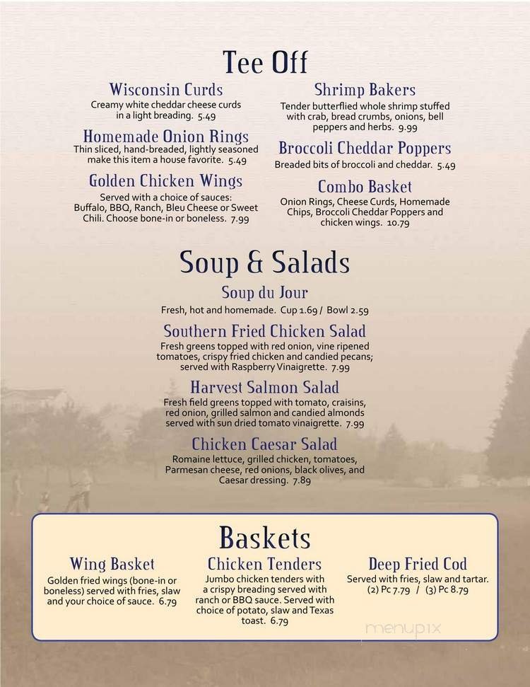 Menu page 2