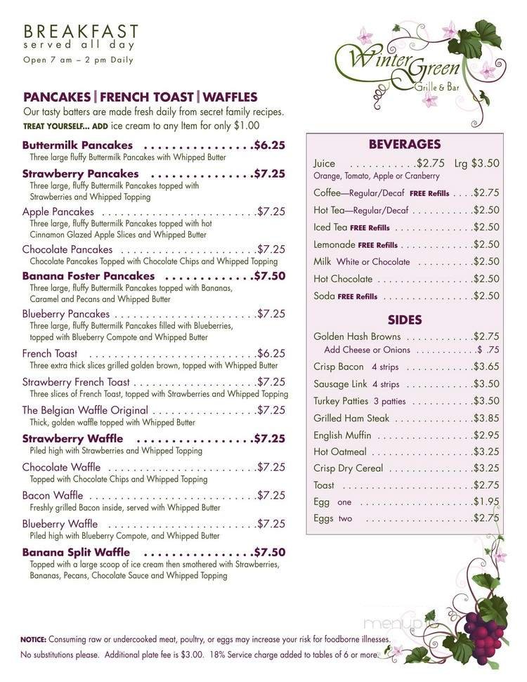 Menu page 2