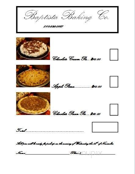Menu page 1
