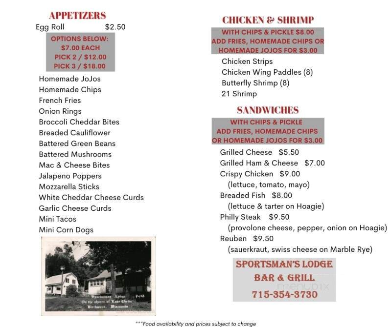 Menu page 2