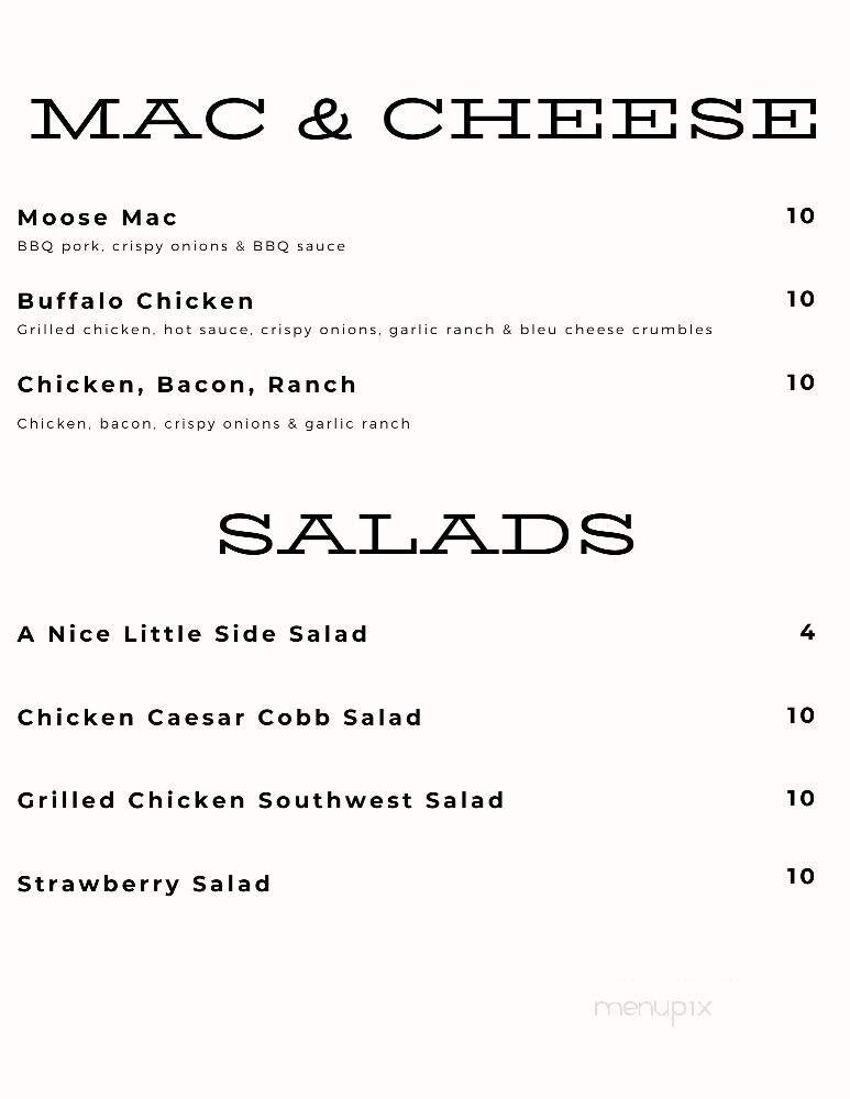 Menu page 1