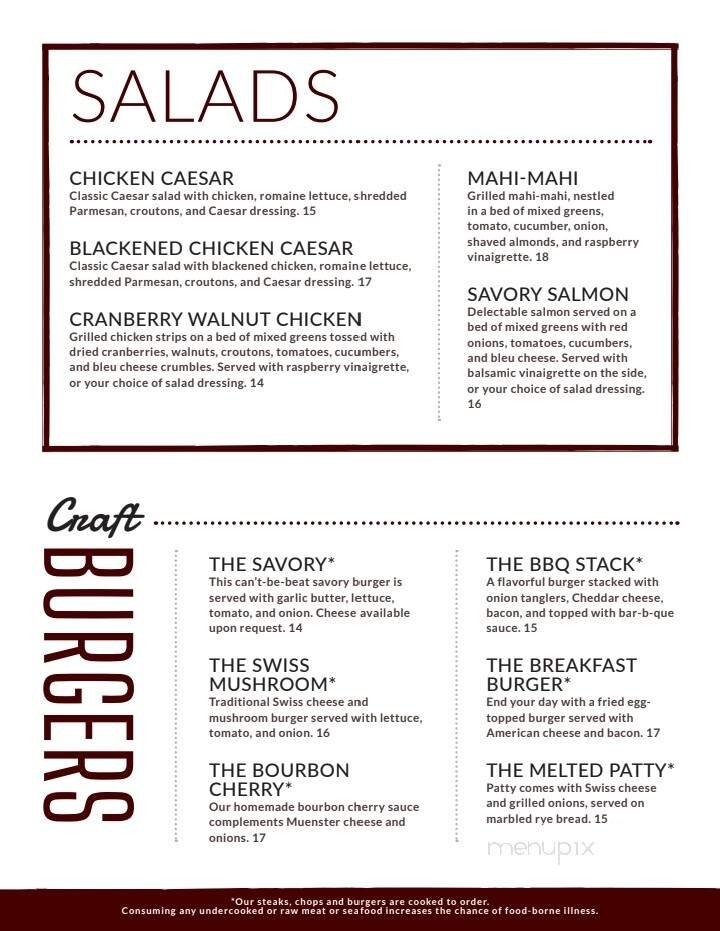 Menu page 2