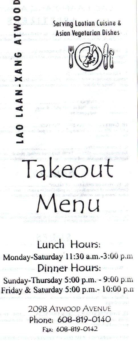 Menu page 1