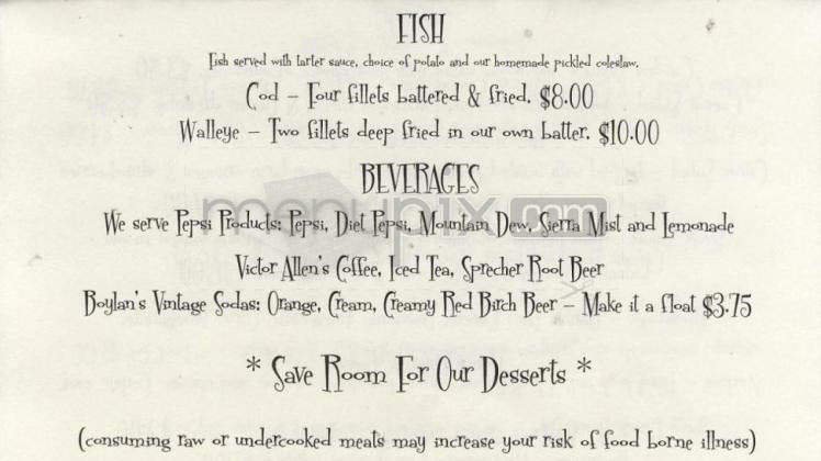 Menu page 2
