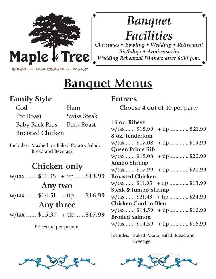 Menu page 1