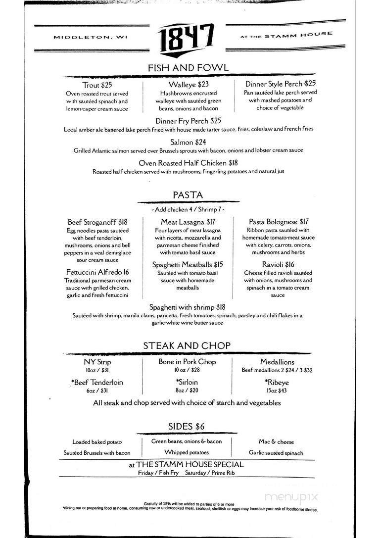 Menu page 2