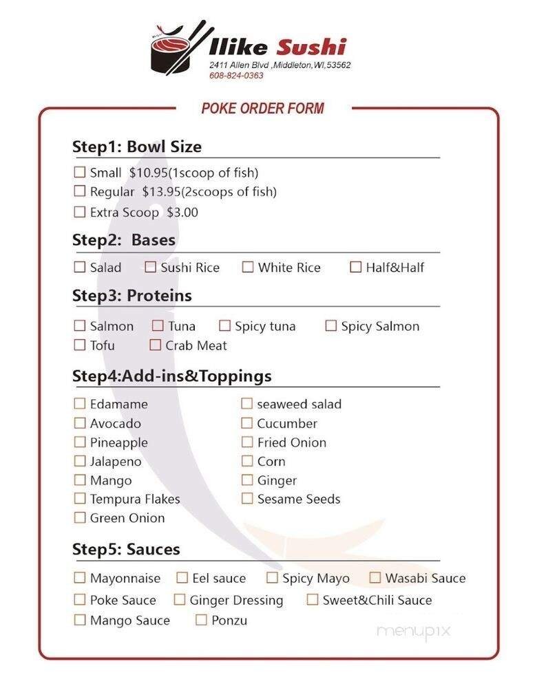 Menu page 2