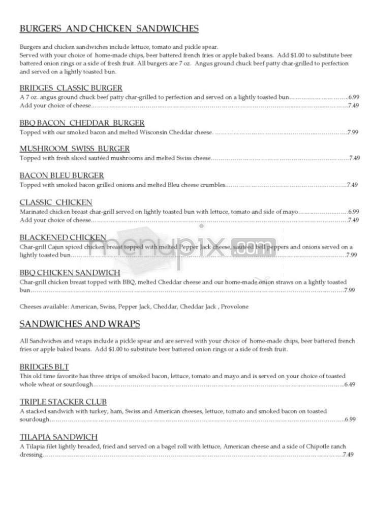 Menu page 2