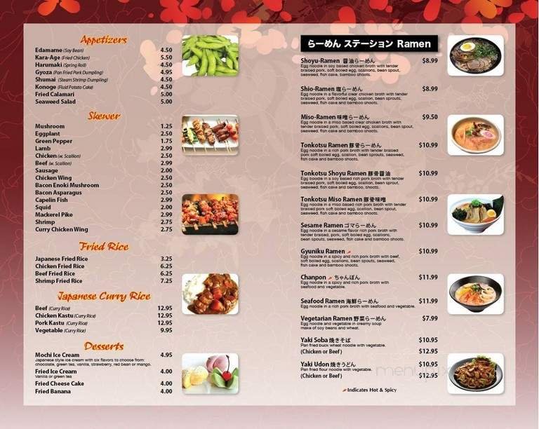 Menu page 2
